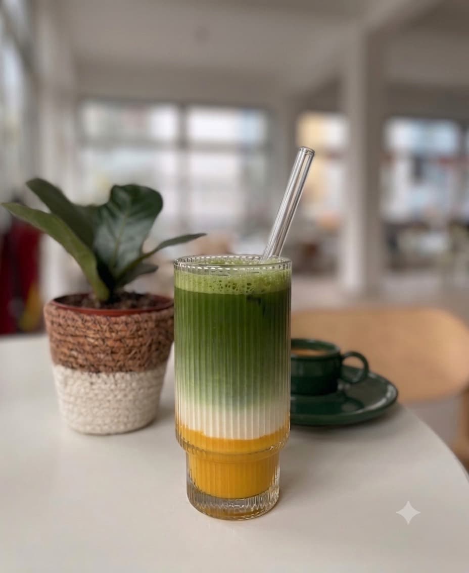 Iced Matcha at Move Daily Café